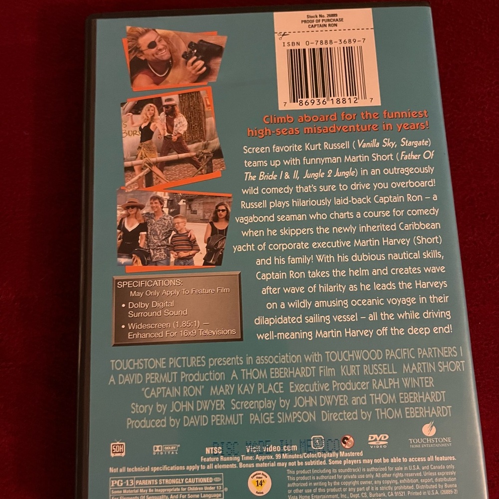 Captain Ron DVD - Picture 2 of 3